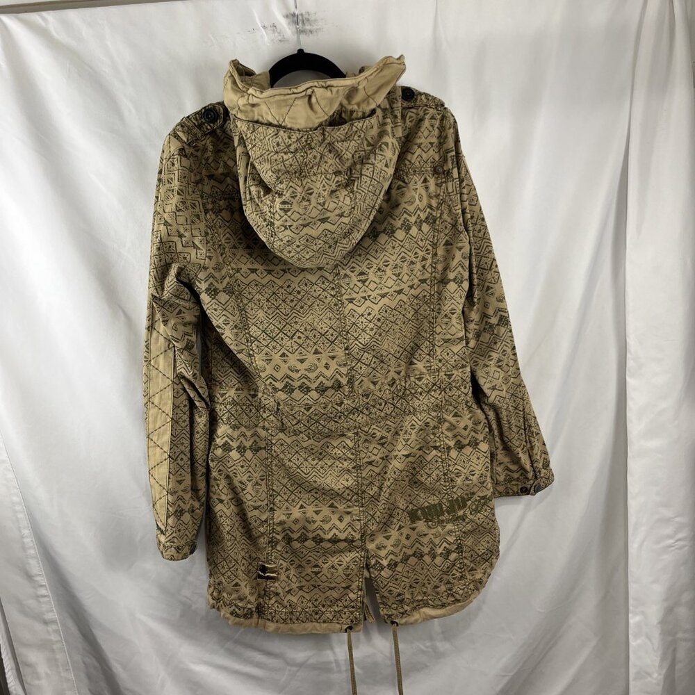 Khujo Brown Casual Cotton Vintage Inspired Jacket Women's Size XL - Picture 9 of 16